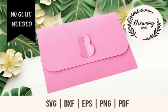 Bunny Envelope SVG: A Charming 3D SVG for Kids Crafts