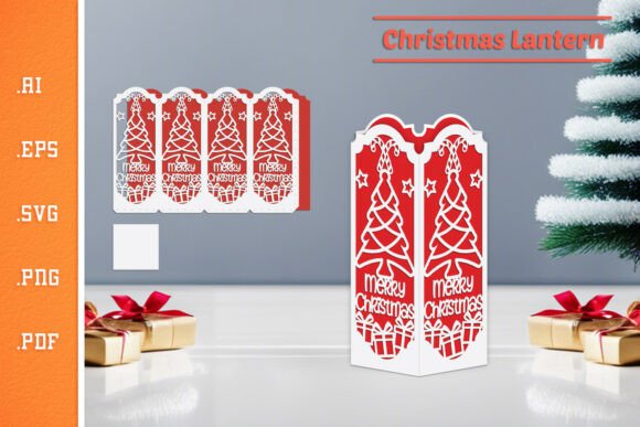 Christmas Lantern - Paper Cut SVG 9 for Creative Crafts