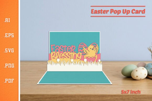 Easter Pop-up Card SVG: A Crafty Graphics Gem for Local Brands