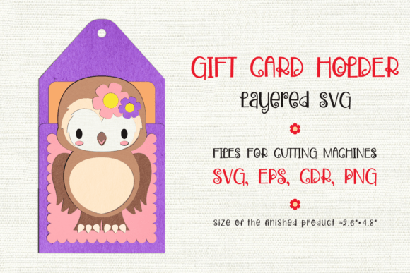 Enhance Your Blog with the Baby Owl 3D SVG Gift Card Holder