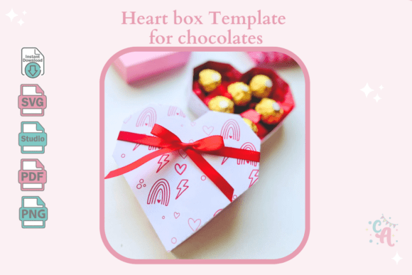 Heart Box Template for Chocolates: A 3D SVG Shapes Review
