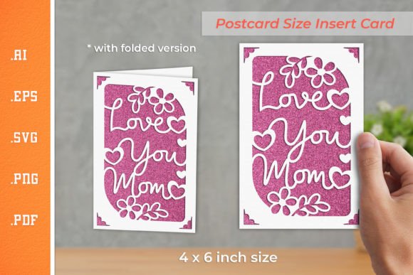Mother's Day Insert Card Paper Cut SVG Review