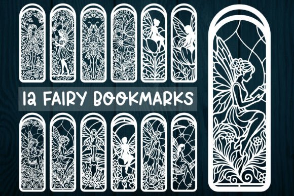 Review: 12 Fairy Bookmarks Paper Cut SVG
