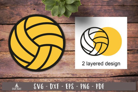 Review: Volleyball Layered SVG Design for Graphics and Crafts