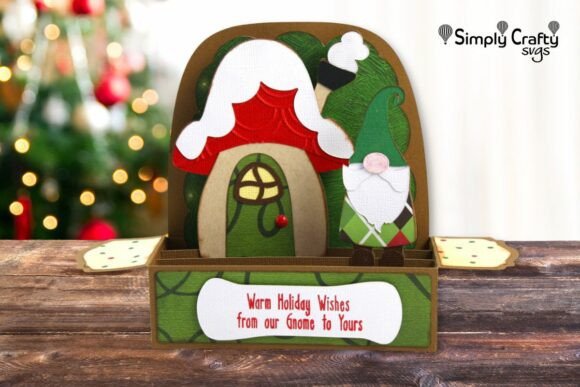Spread Cheer with the Gnome for the Holidays 3D SVG